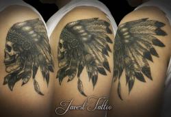 Javert tattoo vichy black and grey 63